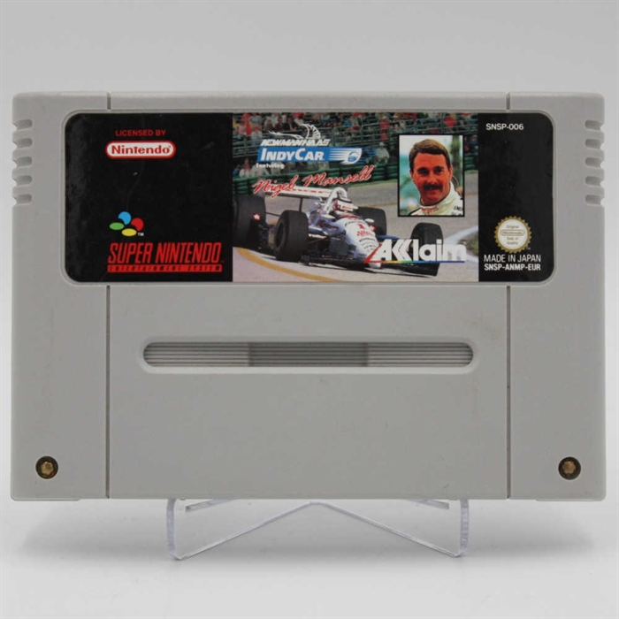 Newman/Haas IndyCar featuring Nigel Mansell - SNES - Cartridge - (EUR) (B Grade) (Genbrug)