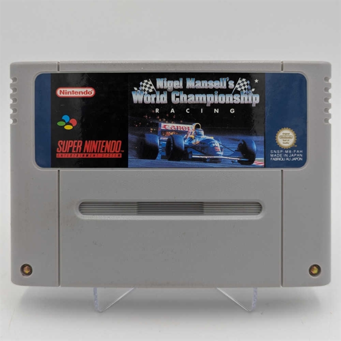 Nigel Mansells World Championship Racing - SNES - Cartridge - (FAH) (B Grade) (Genbrug)