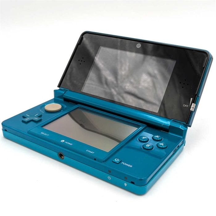 Nintendo 3DS - Aqua Blue - Konsol - SNR CEM106348556 (B Grade) (Genbrug)