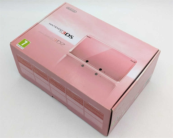 Nintendo 3DS - Coral Pink - Komplet I Æske (CIB) - Konsol - SNR CEM118355542 (A Grade) (Genbrug)