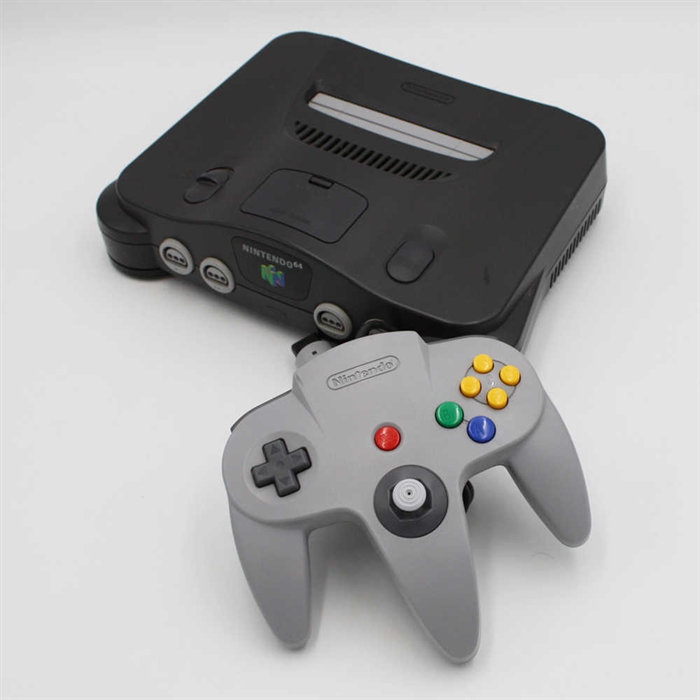 Nintendo 64 - Charcoal Grey - Konsol - SNR NUP15573577 (B Grade) (Genbrug)