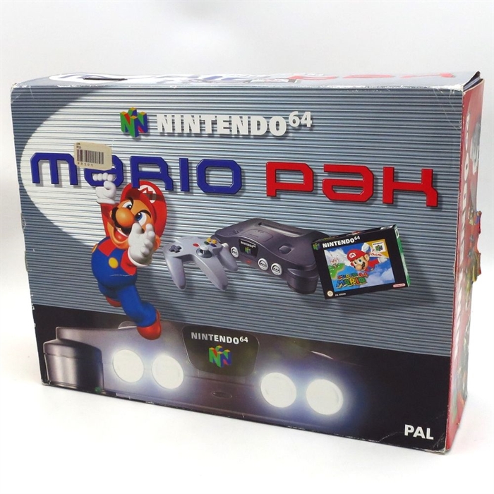Nintendo 64 Mario Pak - Original Kasse - Konsol - SNR NUP15297761 (B Grade) (Genbrug)
