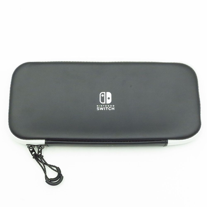 Nintendo Switch Carry Case - Sort og Hvid - Nintendo Switch Tilbehør (B Grade) (Genbrug)