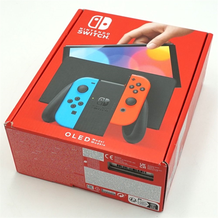 Nintendo Switch OLED - Komplet i æske - Konsol - SNR XTJ10876053161 (A Grade) (Genbrug)