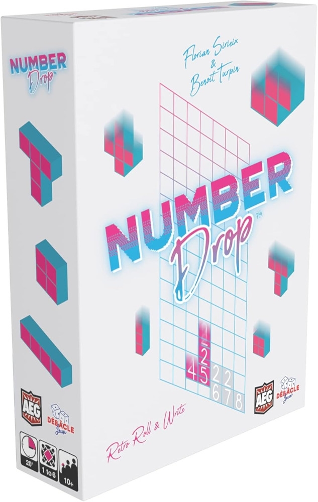 Number Drop - Engelsk Version - Brætspil