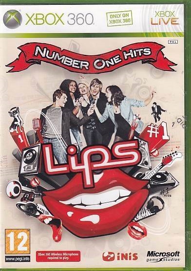 Number One Hits Lips - XBOX 360 (B Grade) (Genbrug)