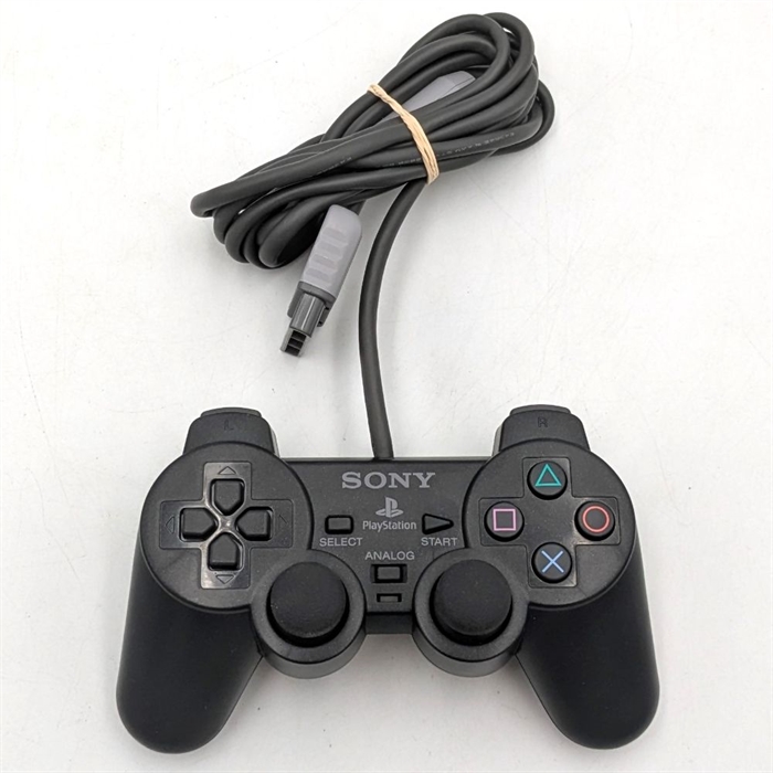Original DualShock Controller - Slate Grey - Playstation 1 Tilbehør (B Grade) (Genbrug)