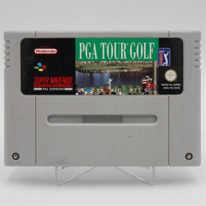 PGA Tour Golf - SNES - Cartridge - (SCN) (B Grade) (Genbrug)