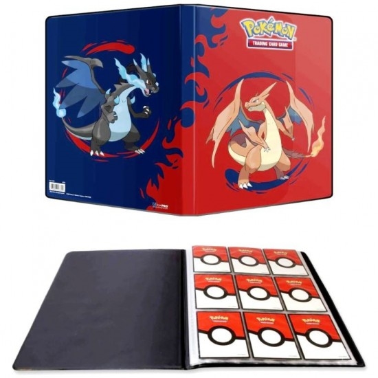 Mega Charizard X and Mega Charizard Y - 9-Pocket Binder - A4 Pokemon Mappe