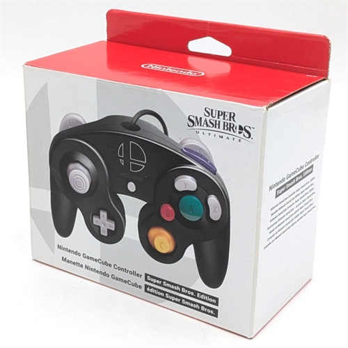 Super Smash Bros GameCube Controller - Komplet I Æske - GameCube Tilbehør (A Grade) (Genbrug)