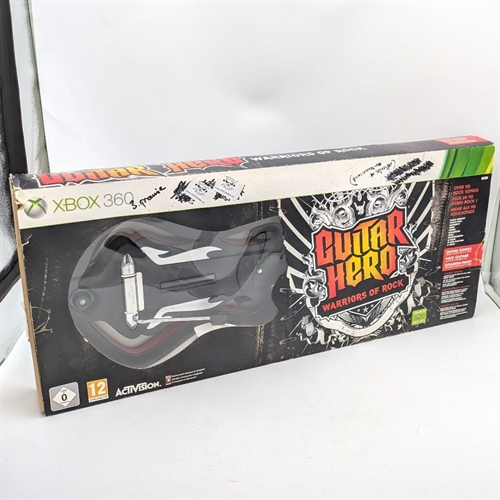 Guitar Hero Warriors of Rock Guitar Bundle - Komplet I æske - XBOX 360 Tilbehør (B Grade) (Genbrug)