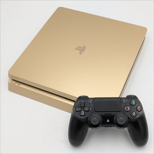 Playstation 4 - Slim - Guld - 500GB HDD - Konsol - CUH-2016A - SNR 02-27452444-1312572 (B Grade) (Genbrug)