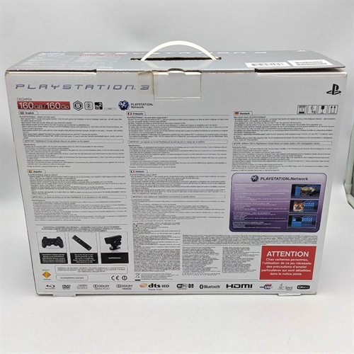 Playstation 3 - FAT - 160 GB - Komplet I Kasse - Konsol - SNR 03-27439222-4655310-CECHP04 (B Grade) (Genbrug)