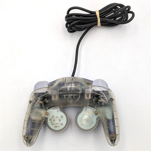 GameCube Controller - Indigo Blue og Clear - GameCube Tilbehør (B Grade) (Genbrug)