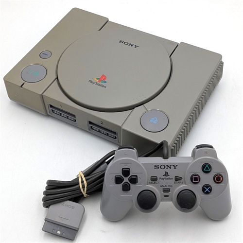 Playstation 1 - Analog Controller - Konsol - SCPH-9002 - SNR C4553330 (C Grade) (Genbrug)