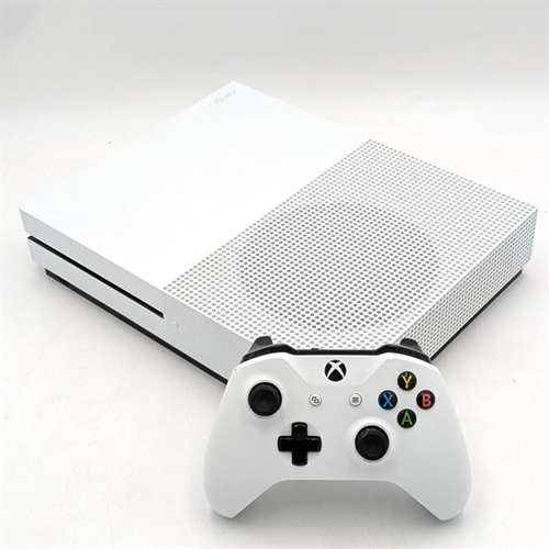 XBOX One S - Hvid - 1 TB HDD - Konsol - SNR EPIC-CP-0049 (B Grade) (Genbrug)
