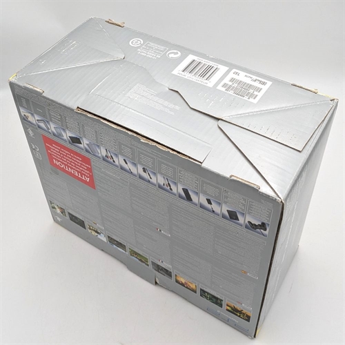Playstation 2 - Satin Silver Prestige Line - Komplet I Kasse - SCPH-50004 SS - SNR AC2829504 (B Grade) (Genbrug)
