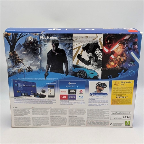 Playstation 4 - Slim - Komplet I Kasse - Konsol - CUH-2116A - SNR 03-27452439-6267128 (B Grade) (Genbrug)