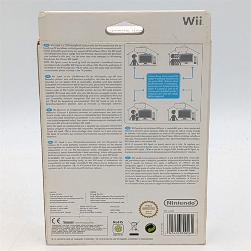 Wii Speak - Komplet I Kasse - Nintendo Wii Tilbehør (B Grade) (Genbrug)