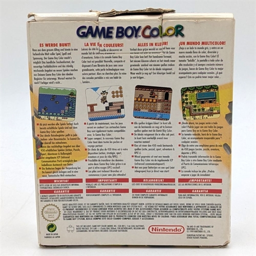 Gameboy Color - Dandelion Yellow - Konsol - SNR CH24169562 (B Grade) (Genbrug)