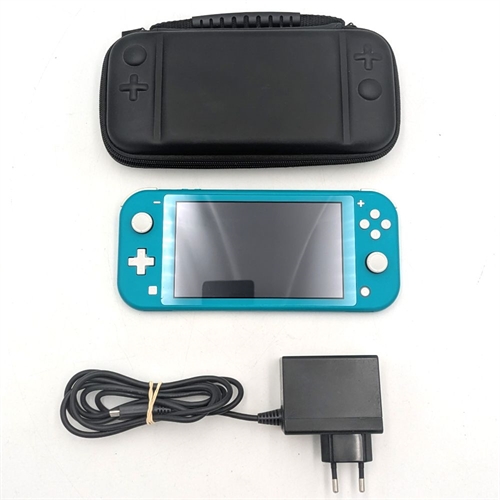 Nintendo Switch Lite - Turquoise -  Konsol - SNR XJE70001809834 (B Grade) (Genbrug)