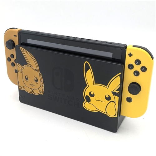 Nintendo Switch - Lets Go Pikachu Limited Edition - Konsol - 2017 Model - SNR XAJ70057902022 (B Grade) (Genbrug)