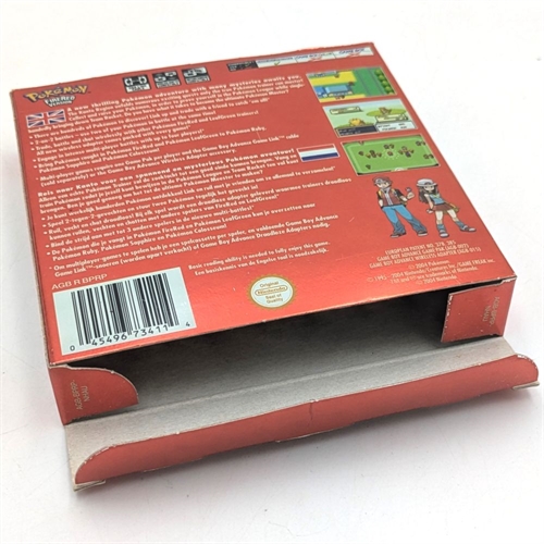 Pokemon FireRed Version - I Original Æske - Gameboy Advance Spil (B Grade) (Genbrug)