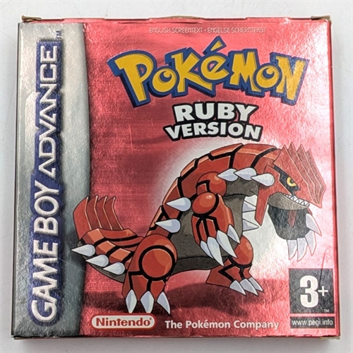Pokemon Ruby Version - Original Æske - GameBoy Advance spil (B Grade) (Genbrug)