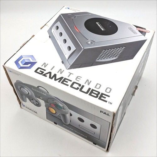GameCube - Silver - Original Kasse - Konsol - SNR DEH11044061 (B Grade) (Genbrug)