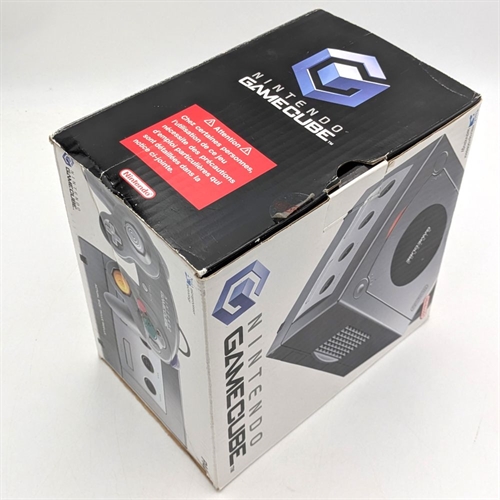 GameCube - Silver - Original Kasse - Konsol - SNR DEH11044061 (B Grade) (Genbrug)