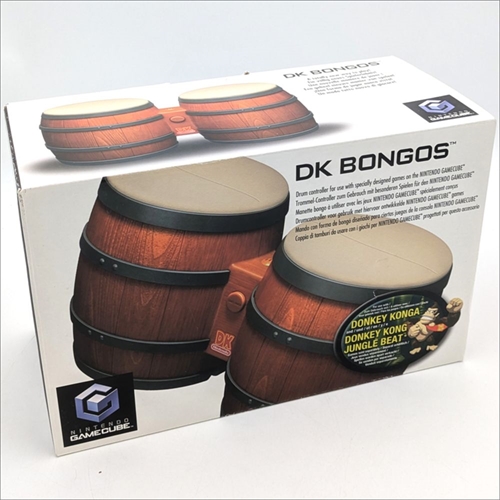 Donkey Konga Bongos - Original Kasse - GameCube Tilbehør (B Grade) (Genbrug)