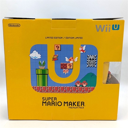 Nintendo Wii U - Super Mario Maker Premium Pack - 32GB - Konsol - SNR FEM108730267/JEM117139303 (B Grade) (Genbrug)