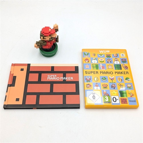 Nintendo Wii U - Super Mario Maker Premium Pack - 32GB - Konsol - SNR FEM108730267/JEM117139303 (B Grade) (Genbrug)