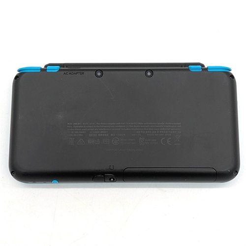 New Nintendo 2DS XL - Komplet I kasse - Black and Turquoise - SNR NEG108845411 (B Grade) (Genbrug)