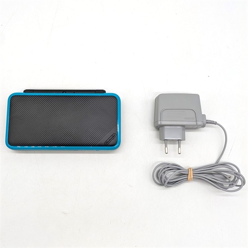 New Nintendo 2DS XL - Komplet I kasse - Black and Turquoise - SNR NEG108845411 (B Grade) (Genbrug)