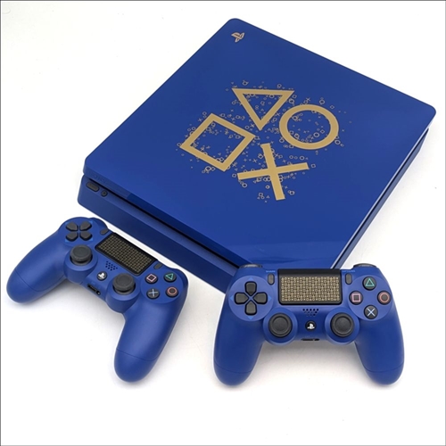 Playstation 4 - Days of Play Limited Edition - 500GB HDD - Konsol - CUH-2116A - SNR 03-27452568-5650700 (B Grade) (Genbrug)
