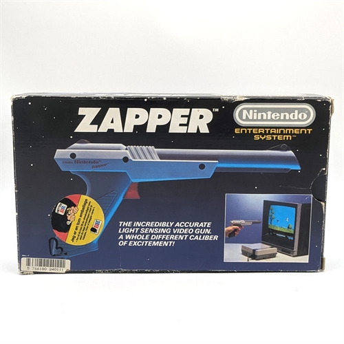 Nintendo Zapper - Grå - Original Kasse - Nintendo Entertainment System (NES) Tilbehør (Genbrug) (B Grade)