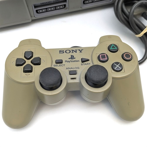 Playstation 1 - Analog Controller - Konsol - SCPH-9002 - SNR C9833790 (C Grade) (Genbrug)