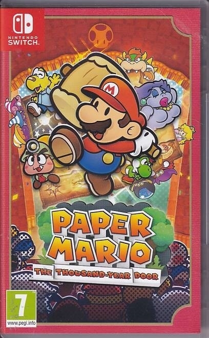 Paper Mario the Thousand Year Door - Nintendo Switch Spil (A Grade) (Genbrug)