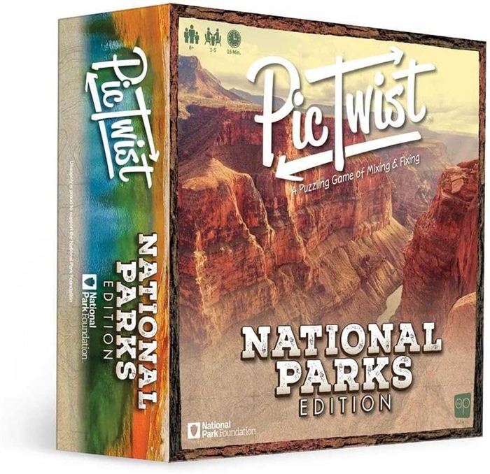 PicTwist National Parks Edition - Engelsk Version - Brætspil