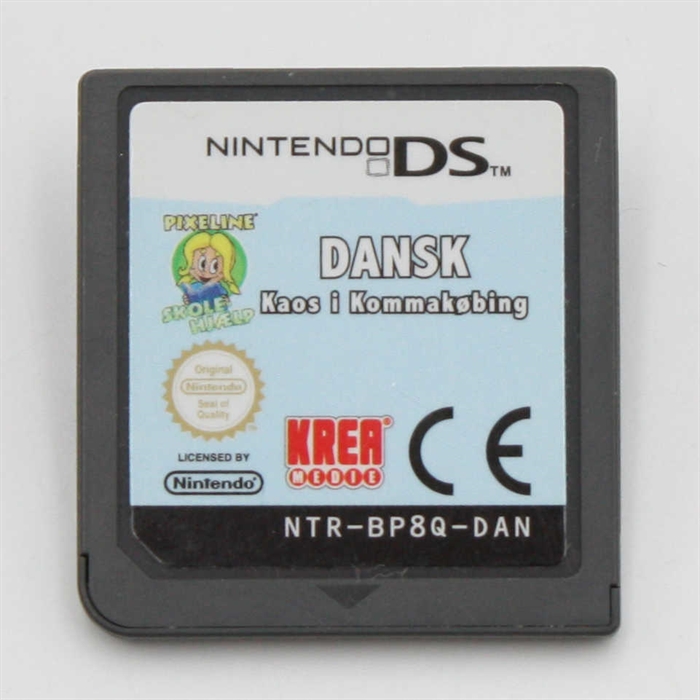 Pixeline Skolehjælp Dansk Kaos i Kommakøbing - Cartridge - Nintendo DS (A Grade) (Genbrug)