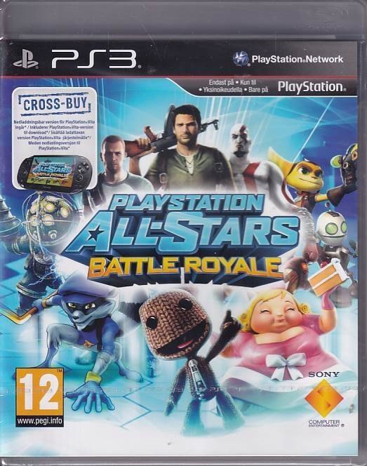 PlayStation All-Stars Battle Royale - i Folie - PS3 (AA Grade) (Genbrug)