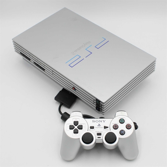Playstation 2 - FAT - Silver - Konsol - SCPH-50004 - SNR AC2829504 (B Grade) (Genbrug)