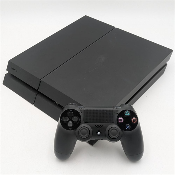 Playstation 4 - 500GB HDD - Konsol - SNR 03-27452295-6894347 - CUH-1216A (B Grade) (Genbrug)