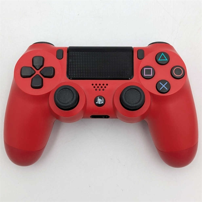 Playstation 4 - Dual Shock 4 Wireless Controller - Magma Red - PS4 Tilbehør (B Grade) (Genbrug)