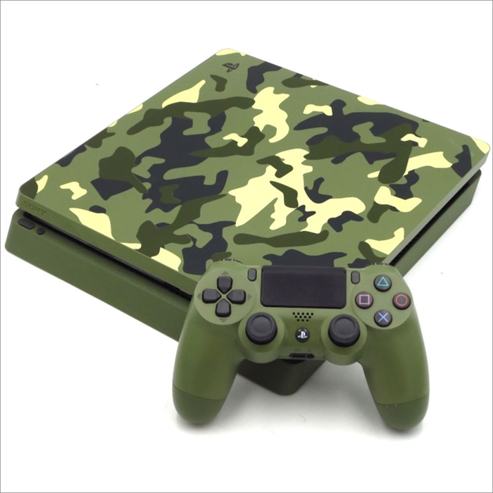 Playstation 4 - Slim - Call of Duty WWII Edition - 1TB HDD - Konsol - SNR 03-27452515-5691677 (B Grade) (Genbrug)