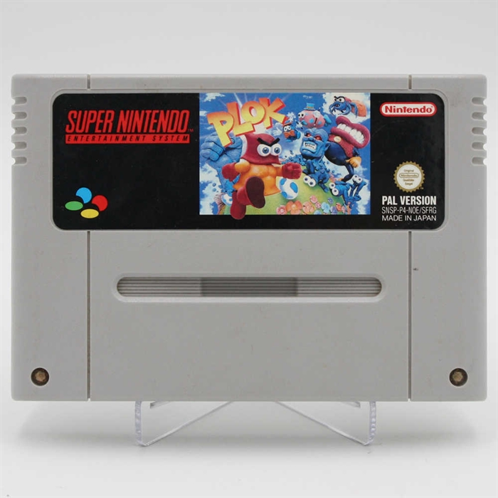 Plok - SNES - Cartridge - (NOE/SFRG) (B Grade) (Genbrug)