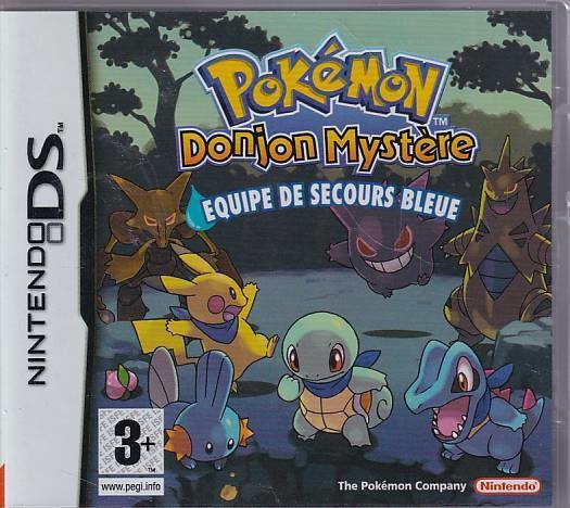 Pokemon Mystery Dungeon Blue Rescue Team - Fransk Cover - Nintendo DS (A Grade) (Genbrug)