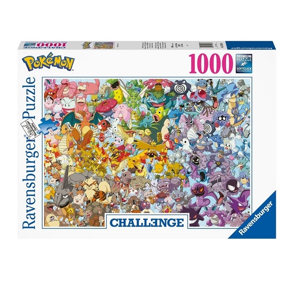 Pokemon Puslespil - Pokemon Challenge - 1000 brikker