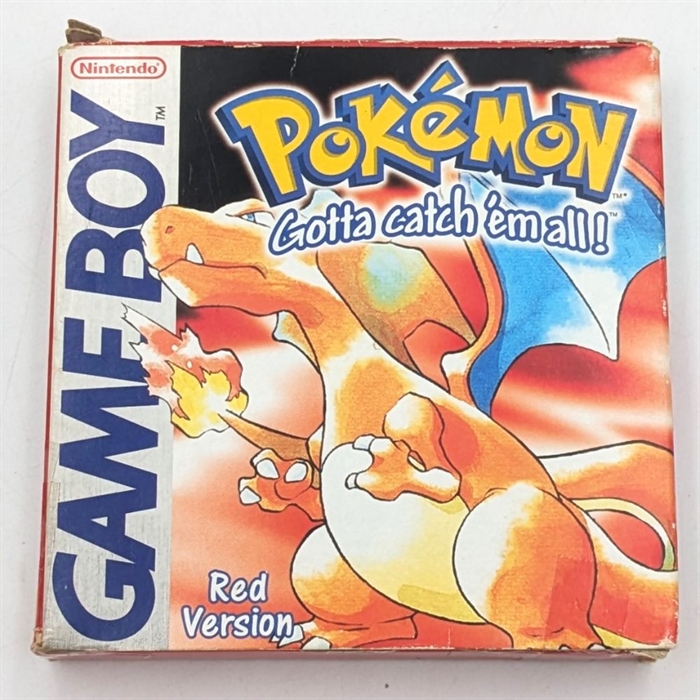 Pokemon Red Version - Complete In Box - GameBoy Original (B Grade) (Genbrug)